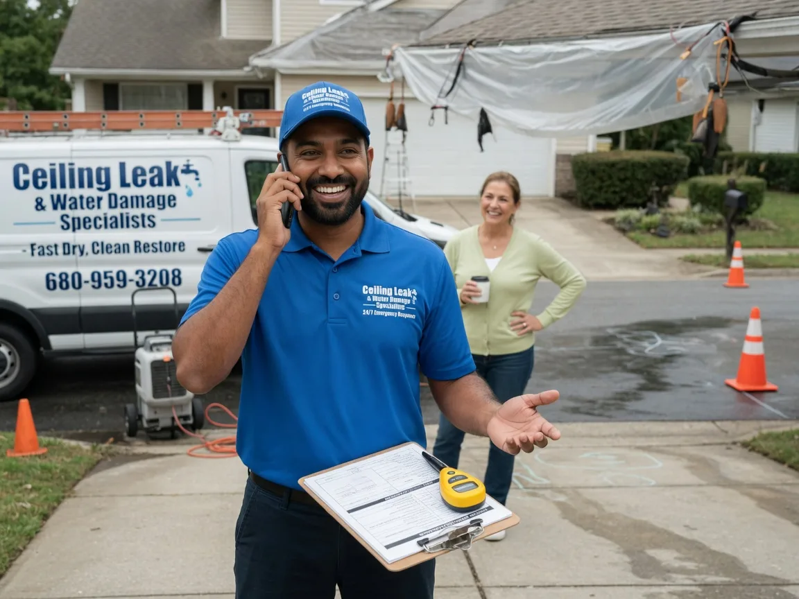 Ceiling Leak Cleanup Perrysburg, OH FAQs